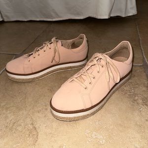 Anacapri Platform Baby Pink Sneakers Size 41 (9.5)